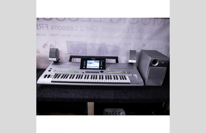 Used Yamaha Tyros 3 Keyboard With MS03 Speakers Trade Price Bargain (SN:BAOP01154) - Image 1